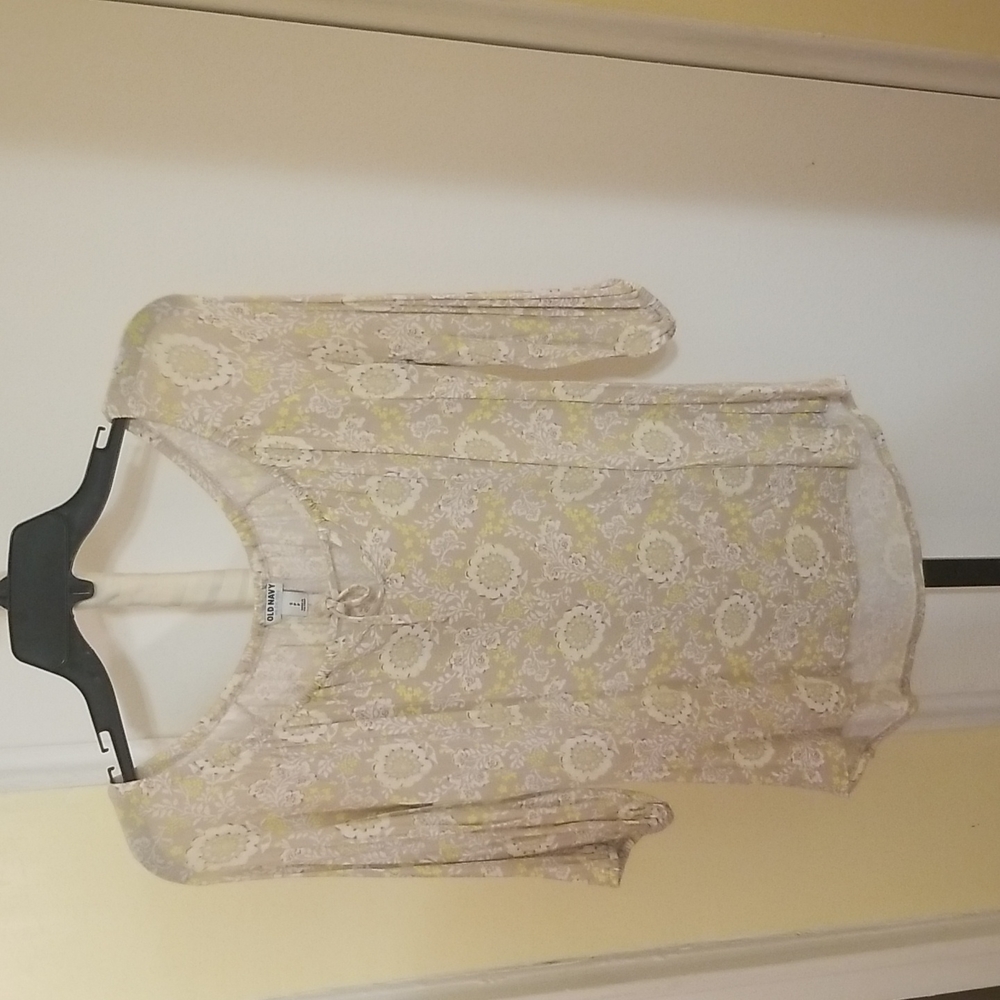 Old Navy Floral Print Blouse - Small